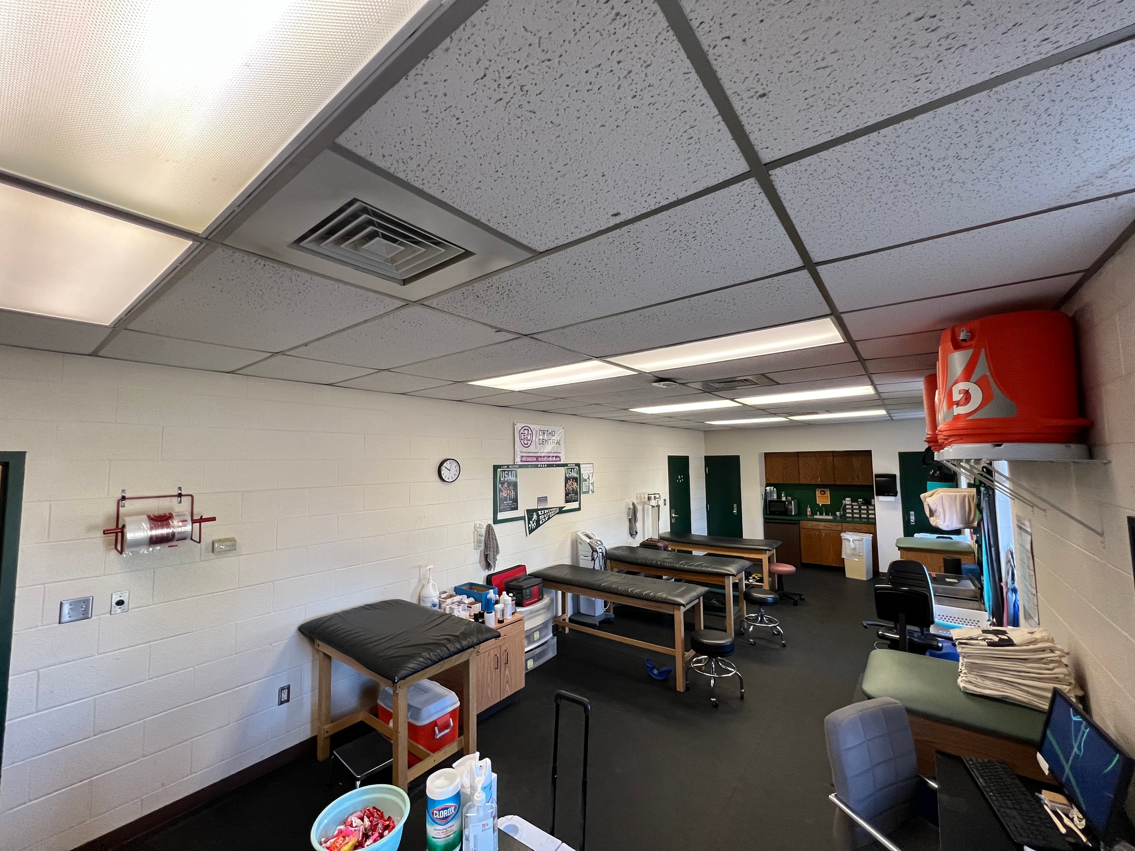 athletic training room