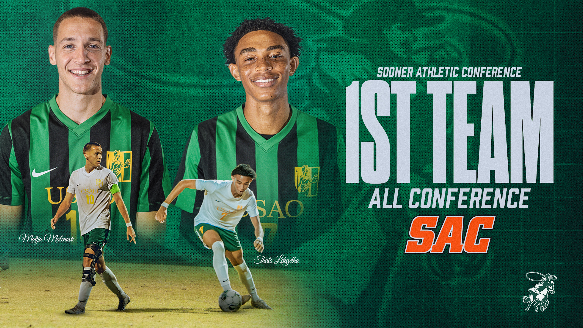 Malenovic and Lekgetho Earn First-Team All-Conference Honors