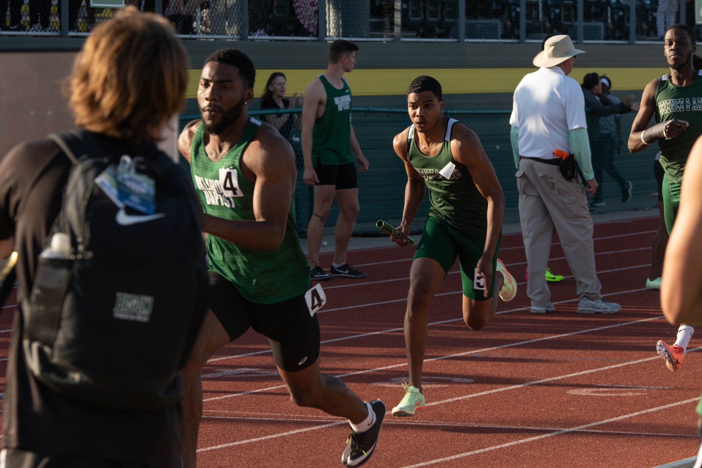 aarin simon running a race.