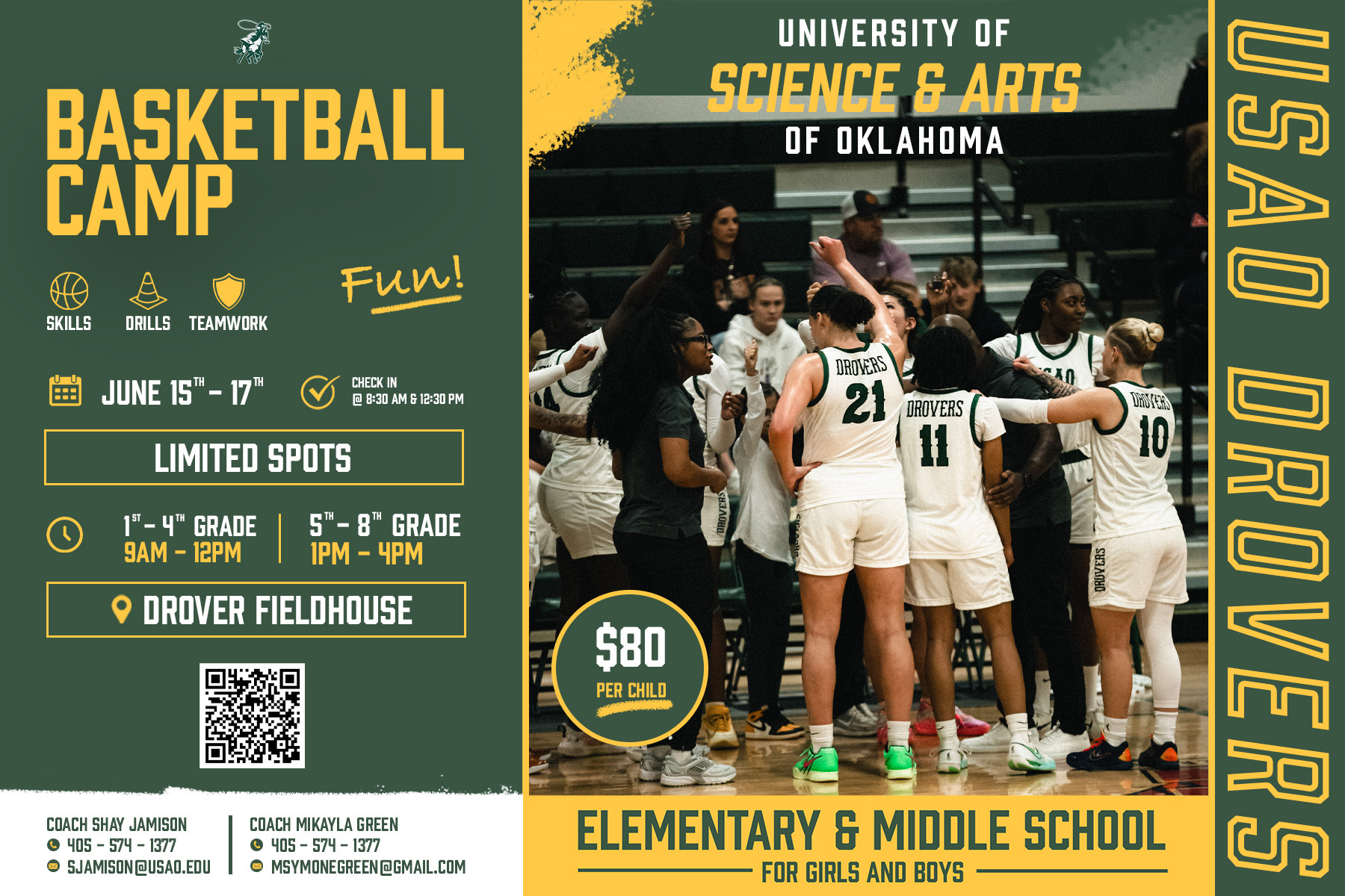 USAO Basketball Camp: Summer 2026