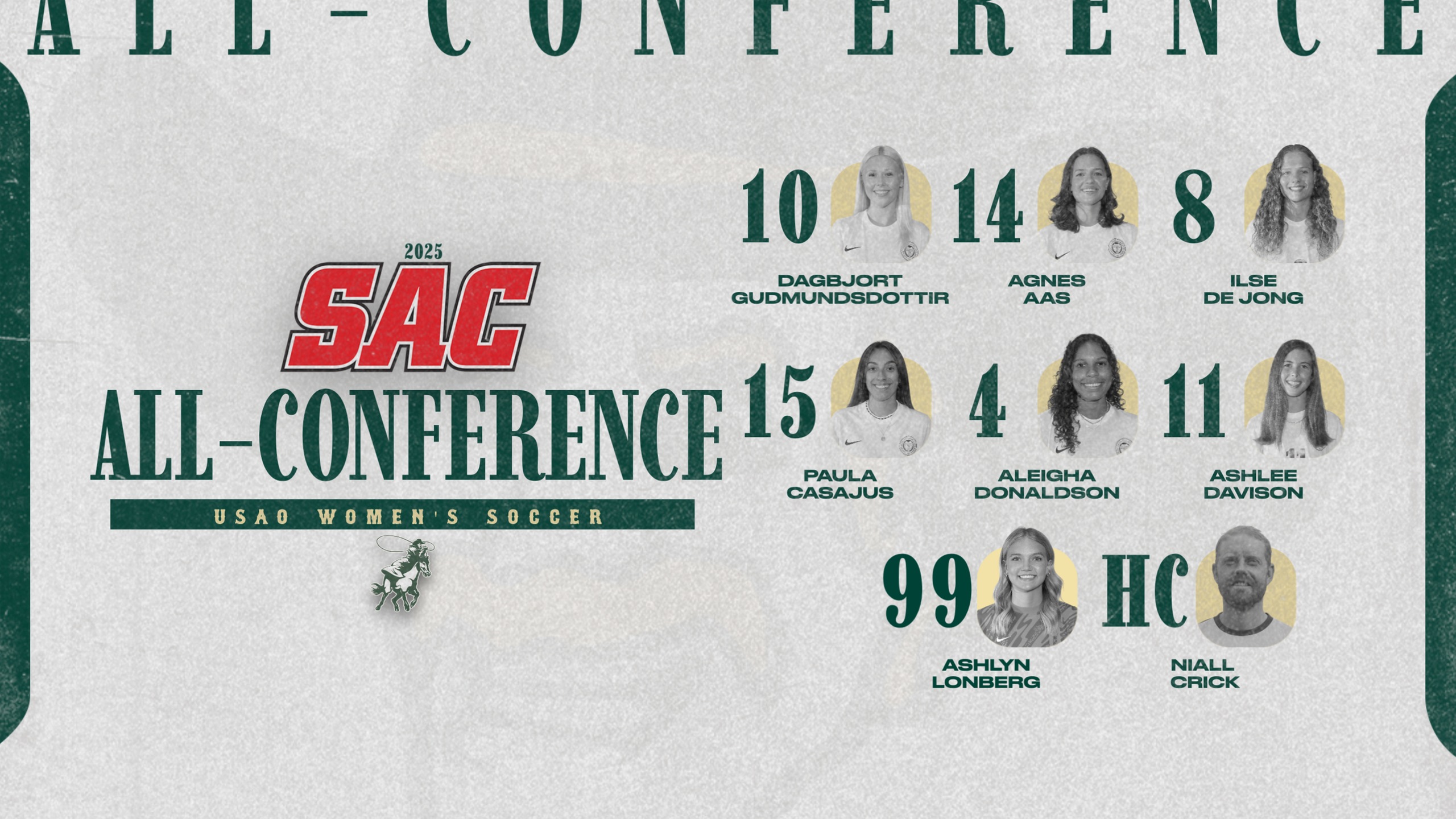 Gudmundsdottir, Aas, and Crick Highlight USAO&rsquo;s Haul of SAC Awards